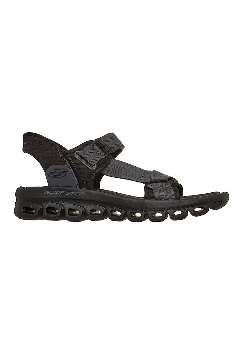 Skechers Сандали Glide Step Sandal Dovah с велкро - Черен