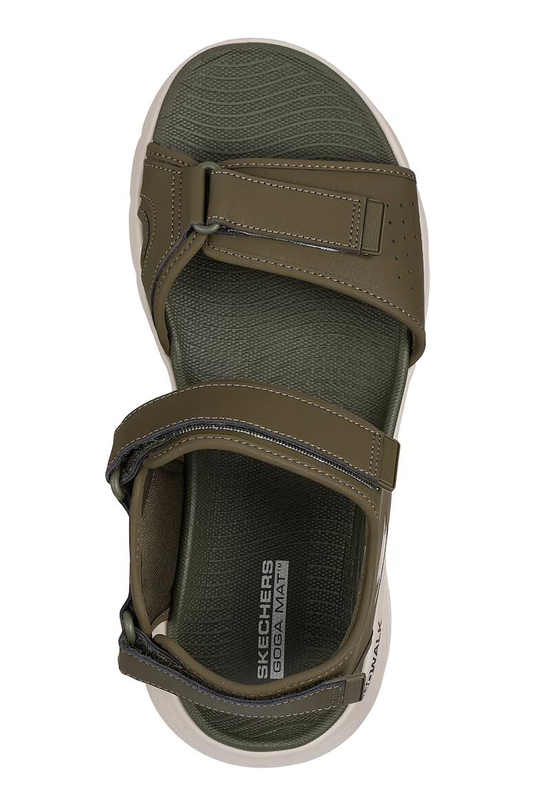Skechers Сандали Go Walk с велкро Маслинено зелено