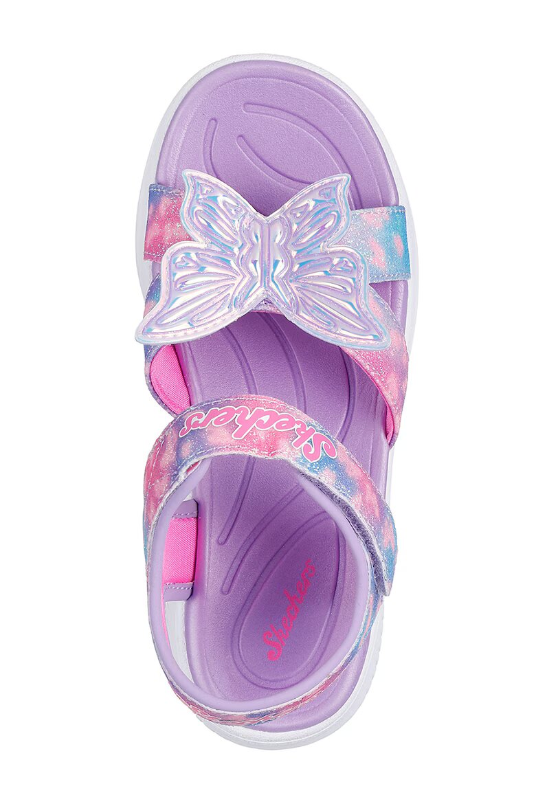 Skechers Сандали Lights-Jumpsters с велкро Лавандула/Светлорозов
