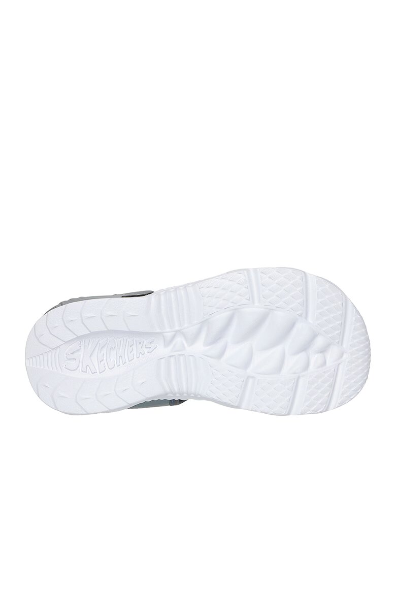 Skechers Сандали от еко кожа с велкро Сив/Син