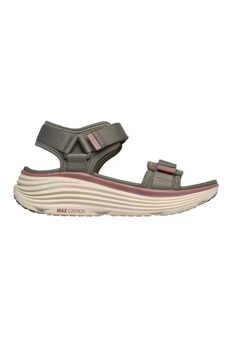Skechers Сандали от текстил с велкро Max Cushioning Endeavor - Каки