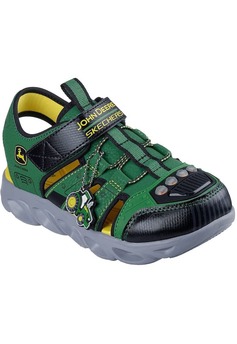Skechers Сандали с принт с велкро и LED светлини