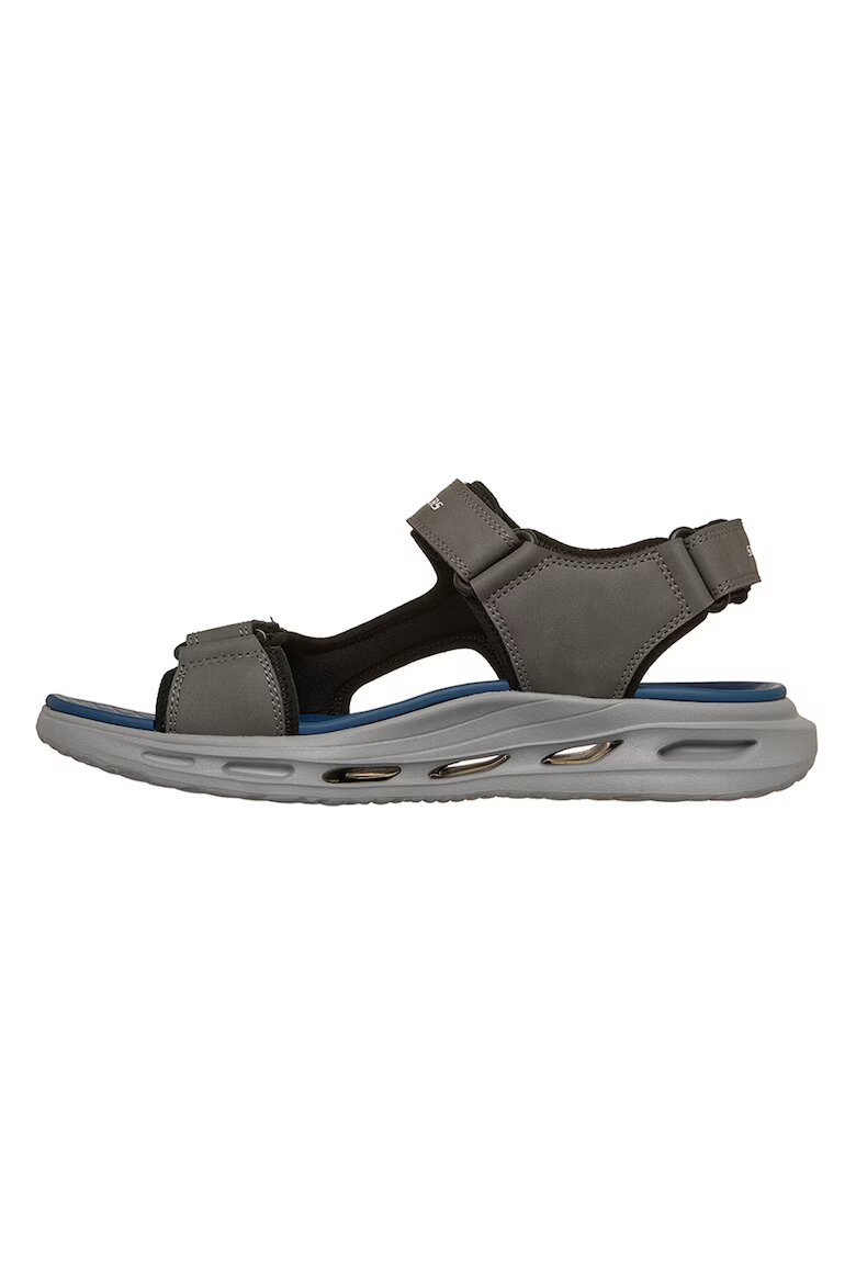 Skechers Сандали с велкро Черен/Tъмносив