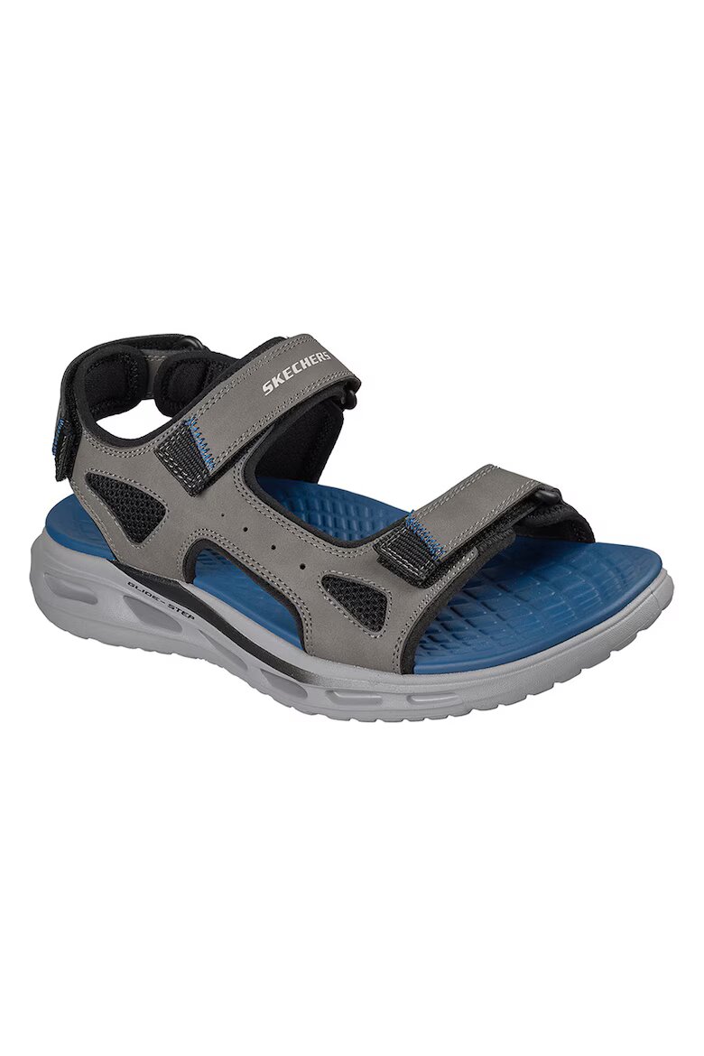 Skechers Сандали с велкро Черен/Tъмносив