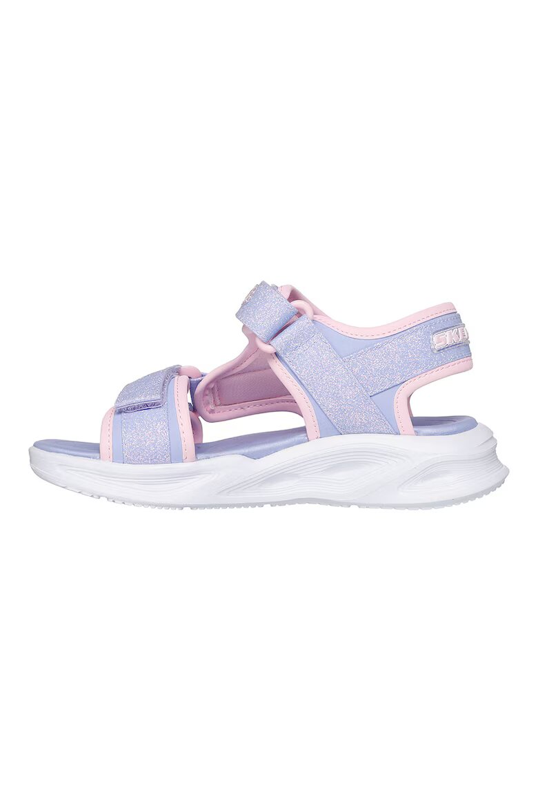 Skechers Сандали с велкро и LED светлини Лавандула