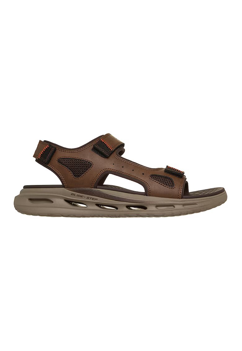 Skechers Сандали с велкро - Кафяв