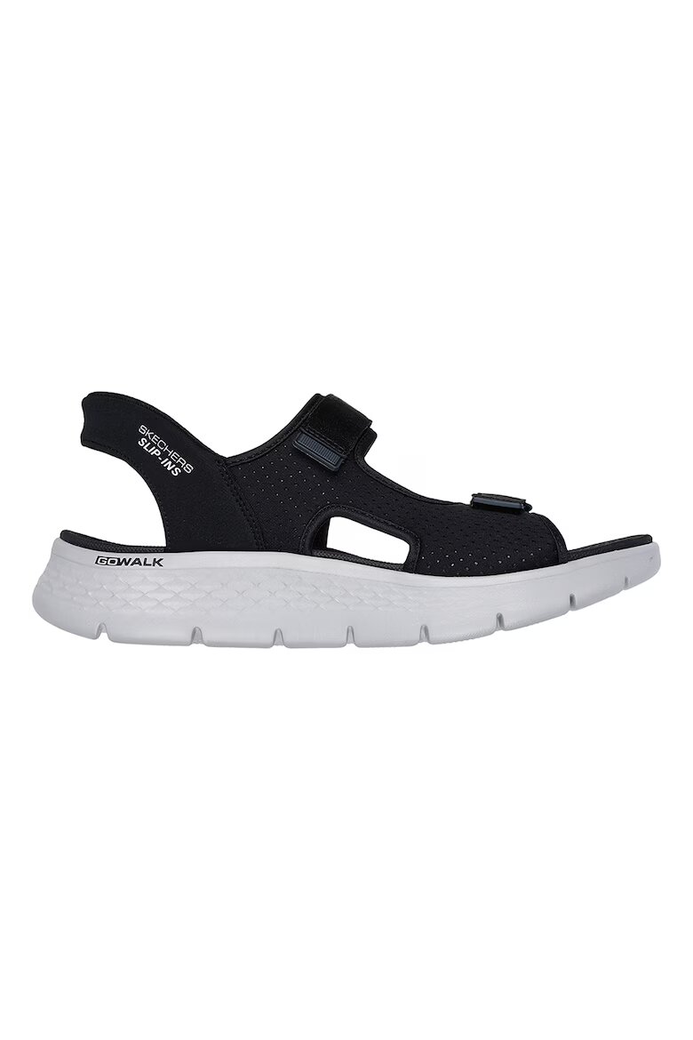 Skechers Сандали Slip-Ins Go Walk Flex Черен