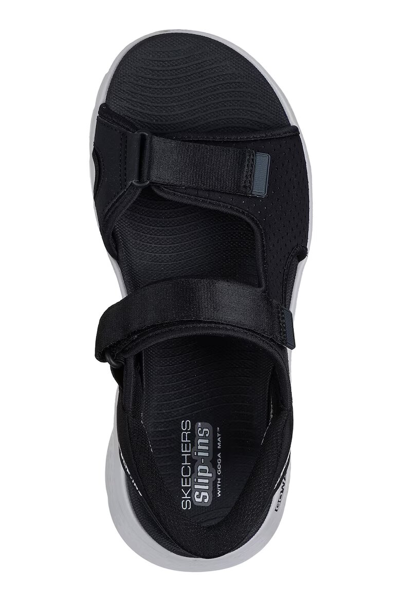 Skechers Сандали Slip-Ins Go Walk Flex Черен