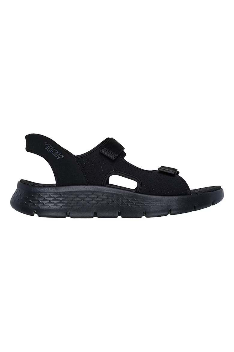 Skechers Сандали Slip-Ins Go Walk Flex Избеляло черно