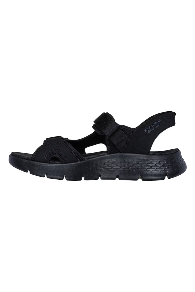 Skechers Сандали Slip-Ins Go Walk Flex Избеляло черно