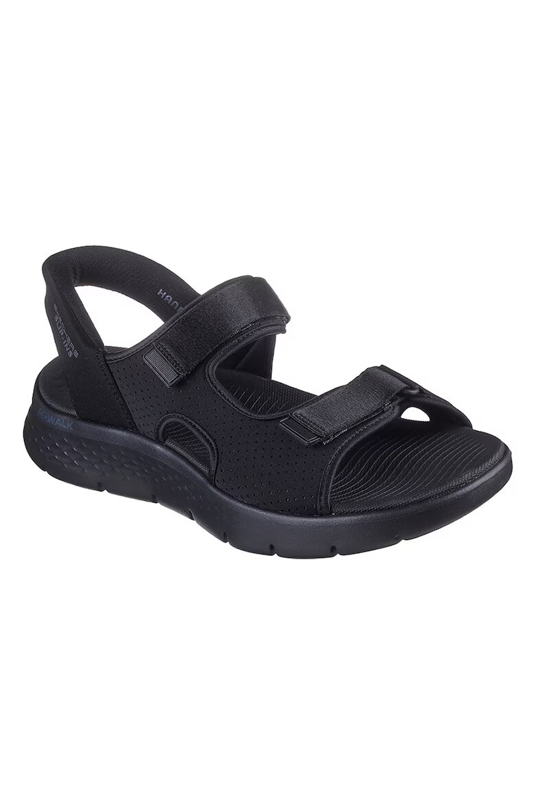 Skechers Сандали Slip-Ins Go Walk Flex Избеляло черно