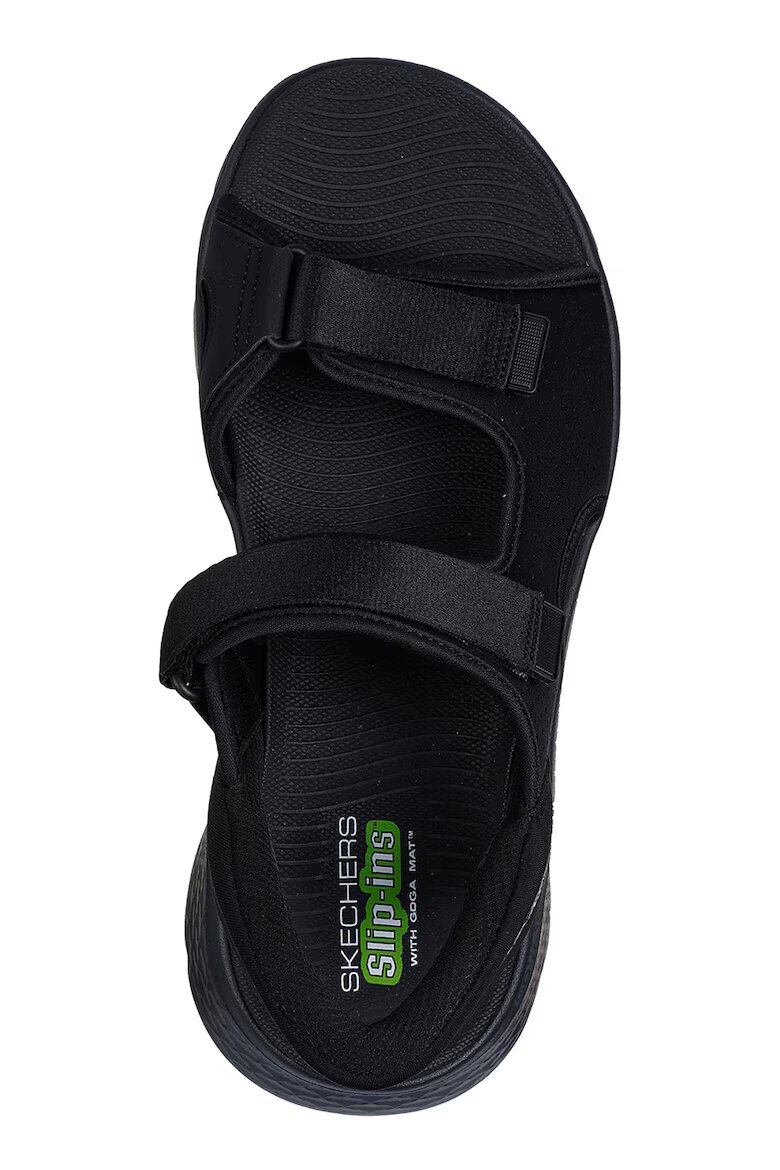 Skechers Сандали Slip-Ins Go Walk Flex Избеляло черно