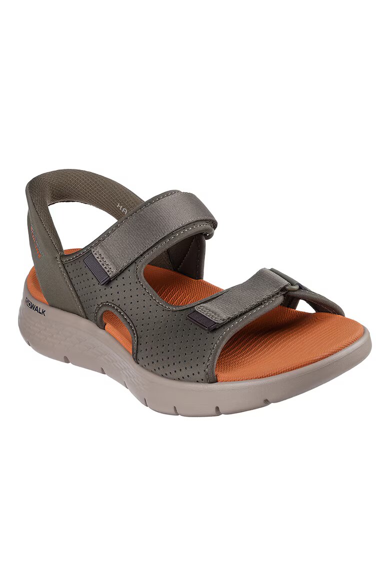 Skechers Сандали Slip-Ins Go Walk Flex Маслинено зелено