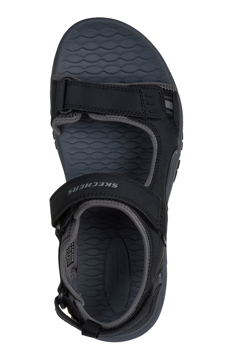Skechers Сандали Tresman-Hirano с велкро Черен