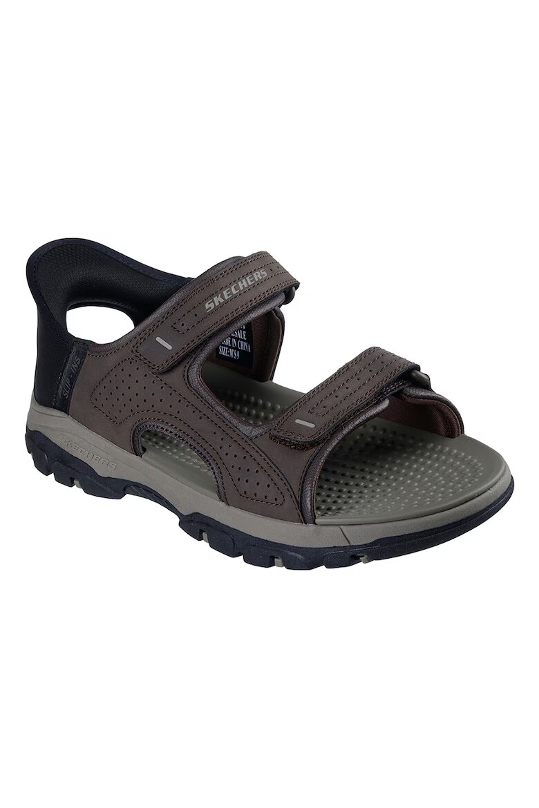 Skechers Сандали Tresmen-Hirano с велкро Канелено кафяво
