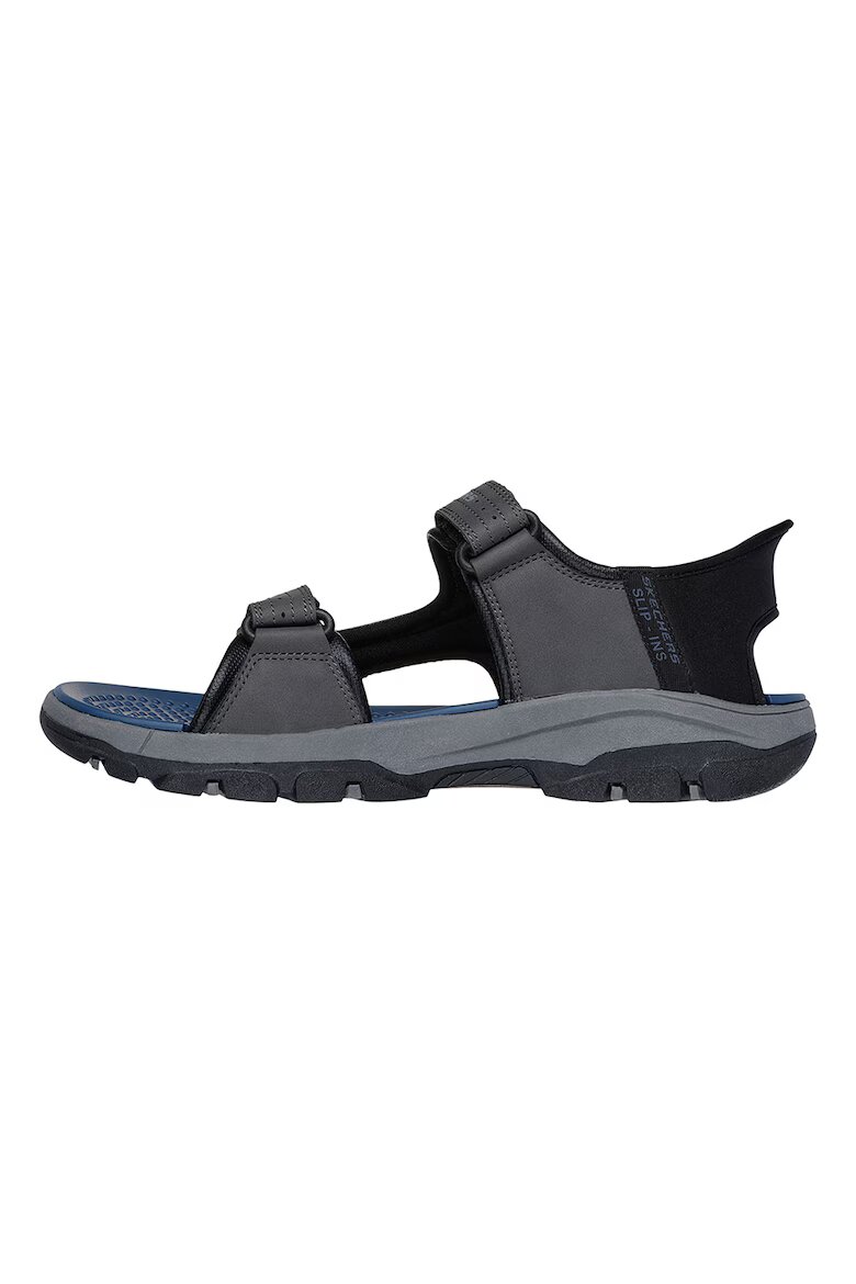 Skechers Сандали Tresmen-Hirano с велкро Въглен сиво