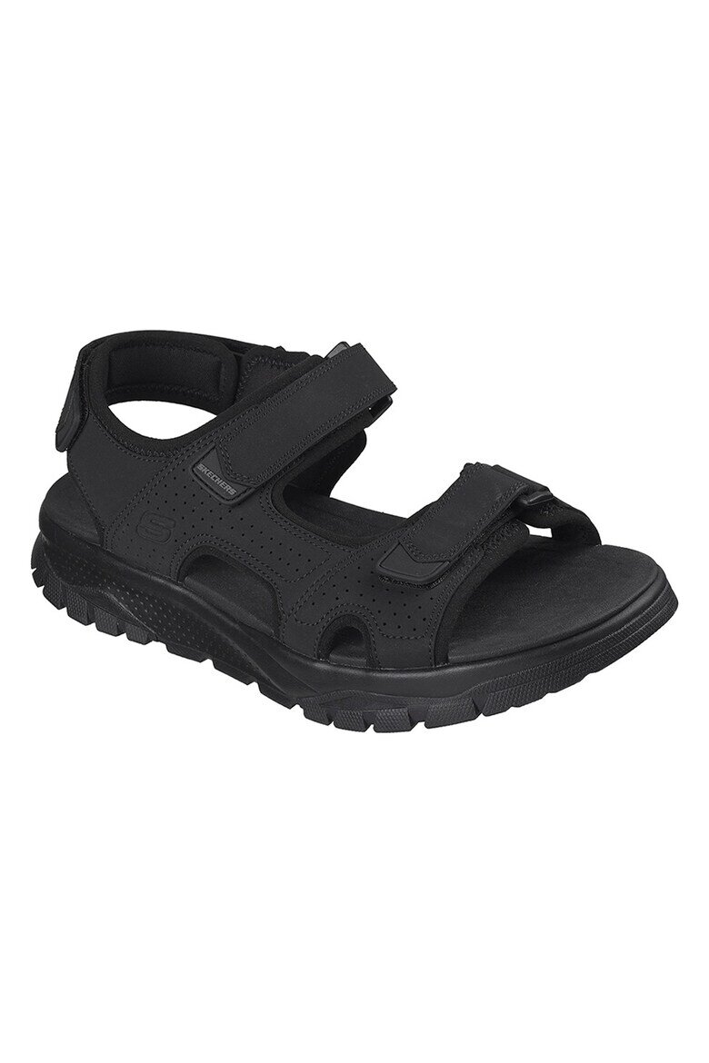 Skechers Сандали Wagner Avalon от еко кожа с велкро Черен