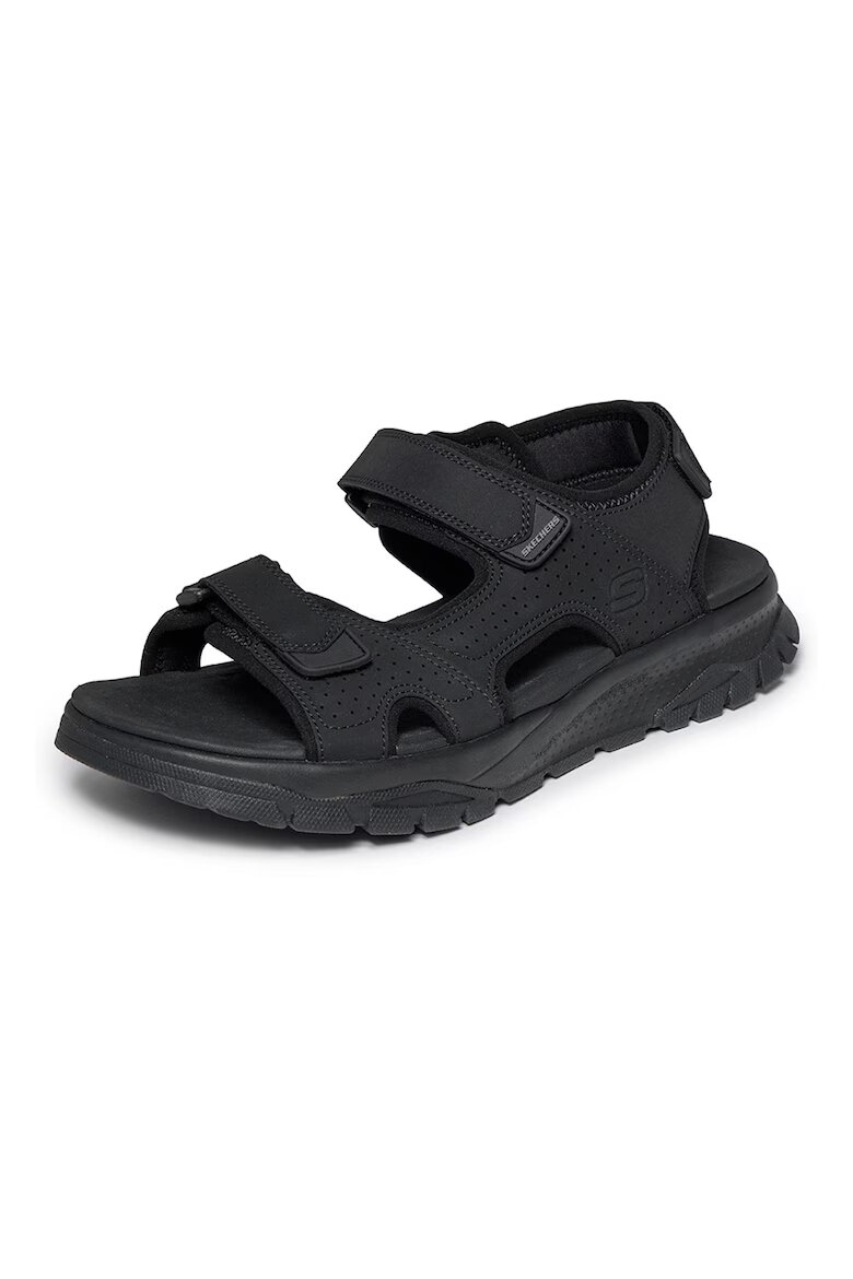 Skechers Сандали Wagner Avalon от еко кожа с велкро Черен