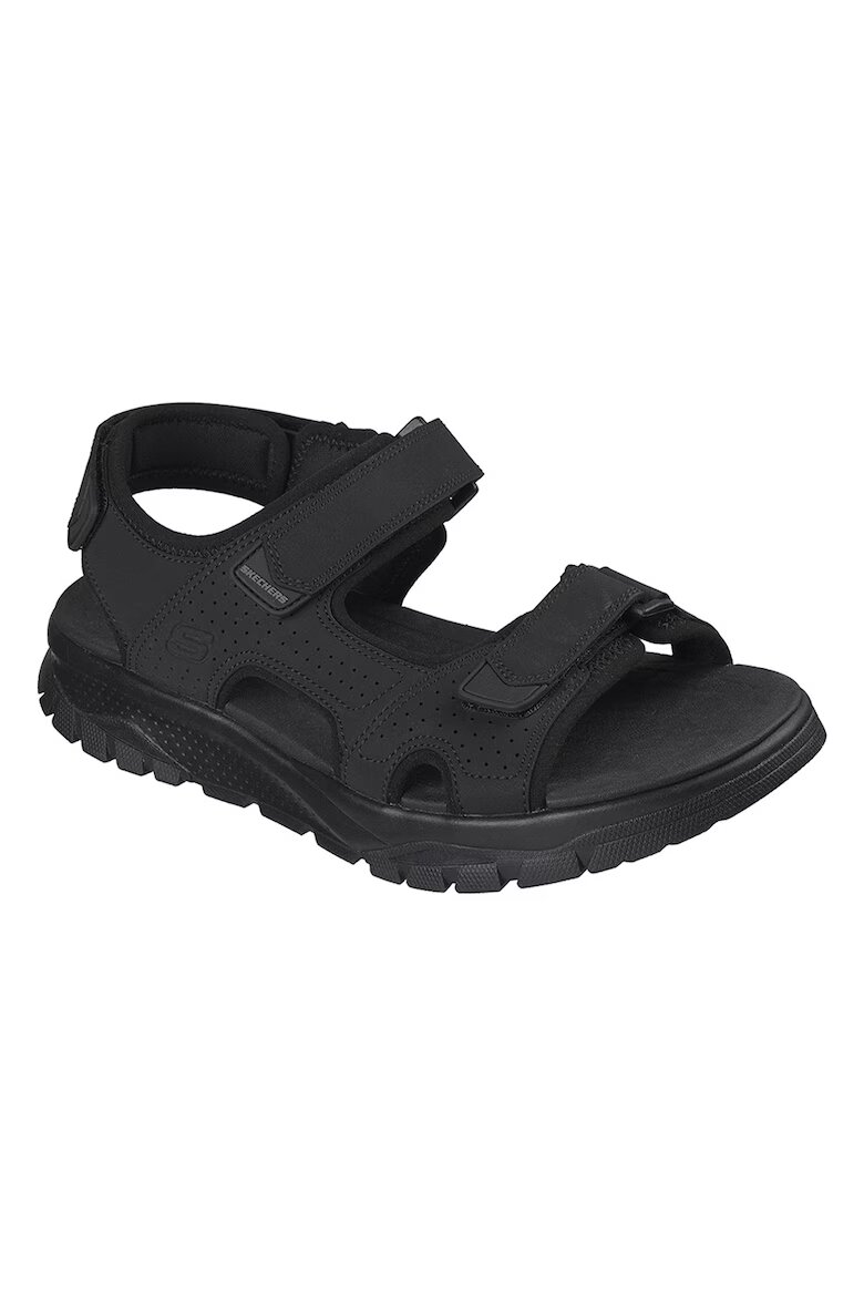 Skechers Сандали Wagner Avalon от еко кожа с велкро Черен