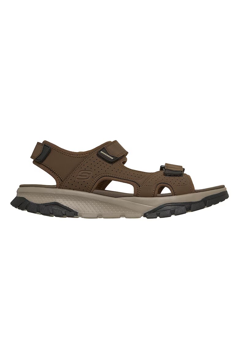 Skechers Сандали Wagner Avalon от еко кожа с велкро Кафяв
