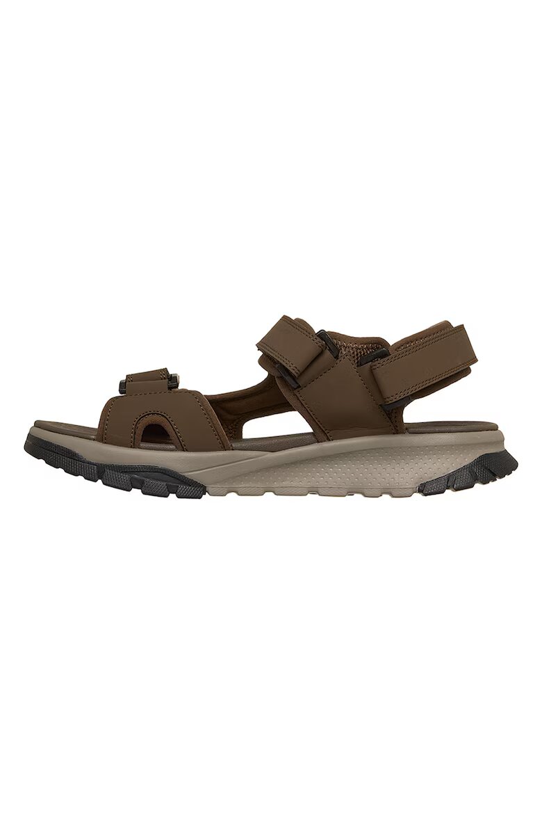 Skechers Сандали Wagner Avalon от еко кожа с велкро Кафяв