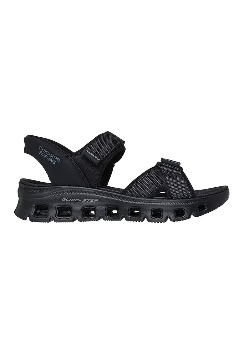 Skechers Скосени сандали Glide Step Pro Slip-Ins - Черен