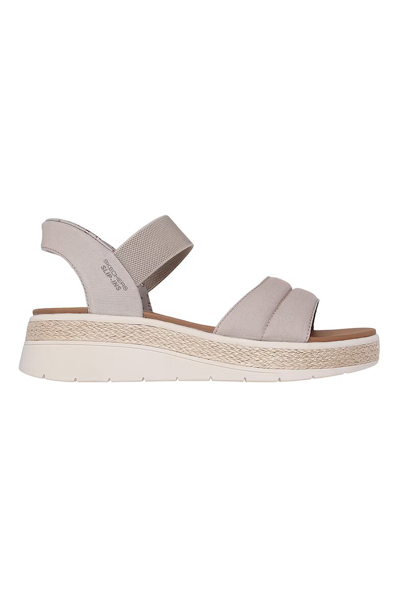Skechers Скосени сандали Slip-Ins™ Bobs Sun Ray Светло кафяво