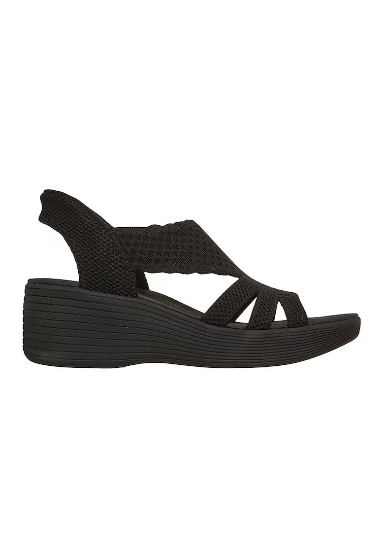 Skechers Скосени сандали Slip-ins™ Parallel Lite - Черен