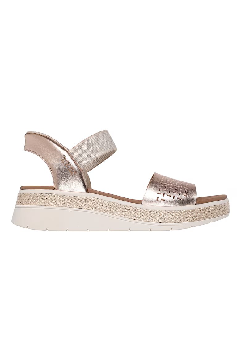 Skechers Скосени сандали Slip Ins™ Sun Ray Розово златисто