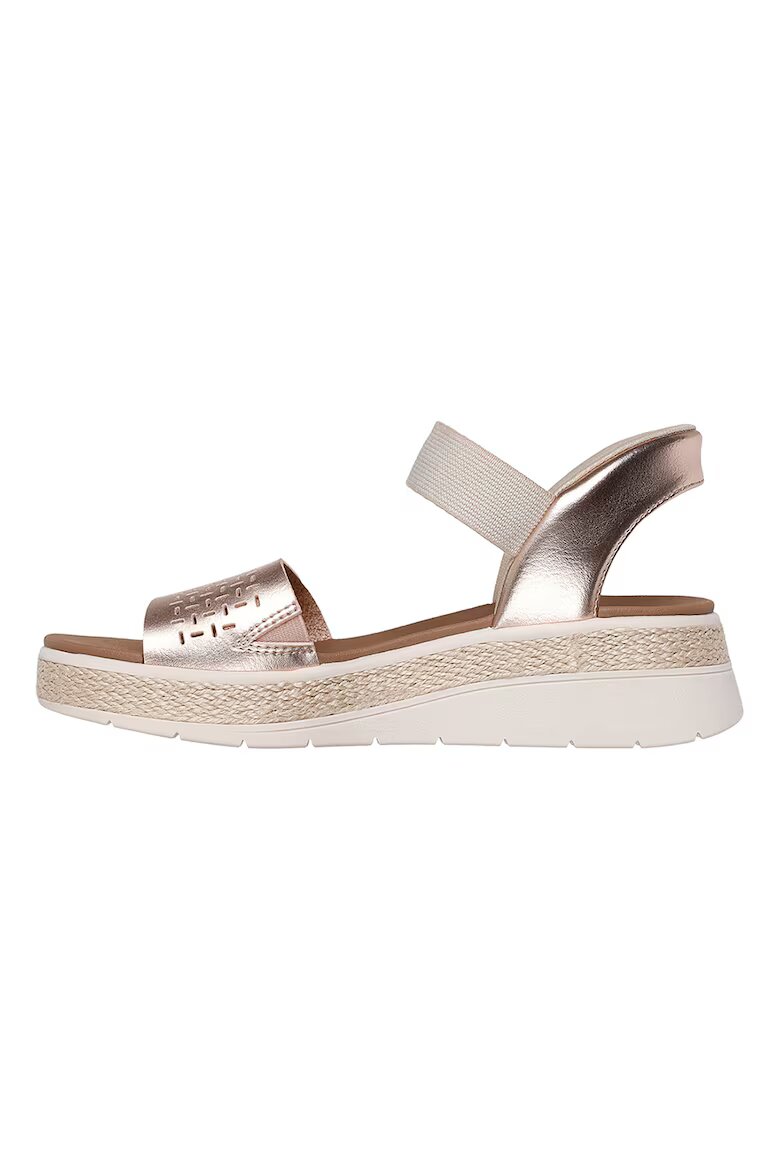 Skechers Скосени сандали Slip Ins™ Sun Ray Розово златисто