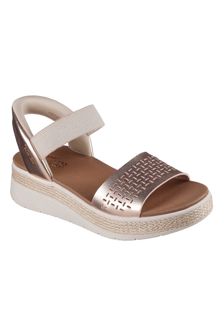 Skechers Скосени сандали Slip Ins™ Sun Ray Розово златисто