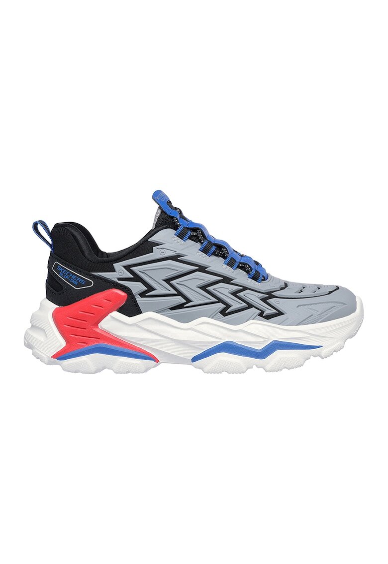 Skechers Скосени спортни обувки Skech-Bots 2.0 тип Slip-ins - Черен/Светло сив/Кралско Синьо