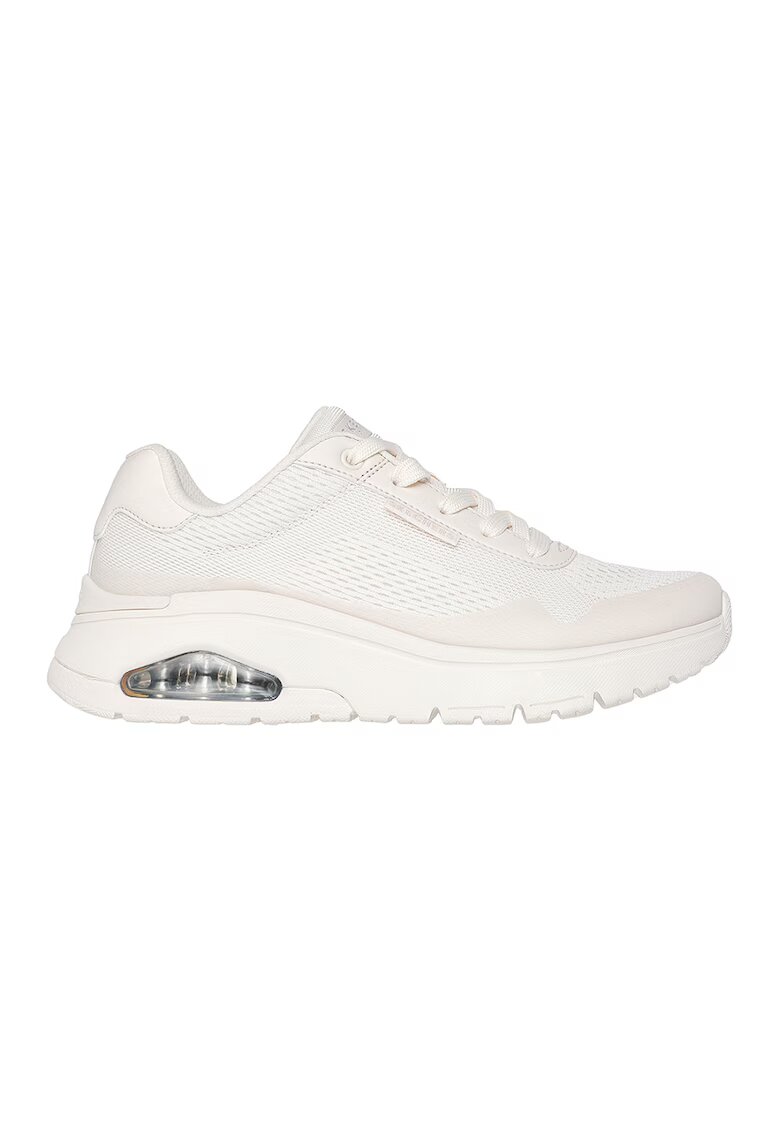 Skechers Скосени спортни обувки Uno Flex от текстил с еко кожа