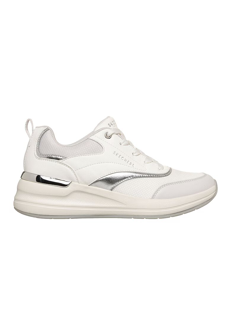 Skechers Sneakers - Скосени маратонки Billion 2- Monroe с мрежа - Бял