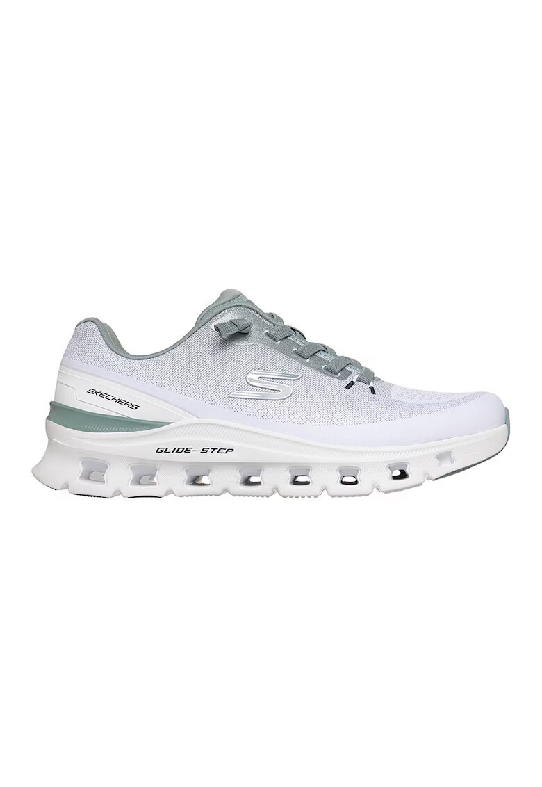 Skechers Спорни обувки Glide-Step Pro Waverra с нисък профил - Пастелносин/Сив