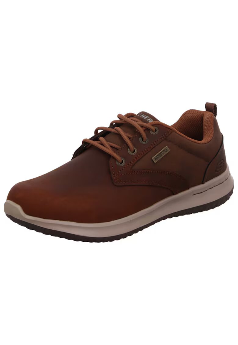 Skechers Спортни обувки 65693 - Естествена кожа - Кафяви