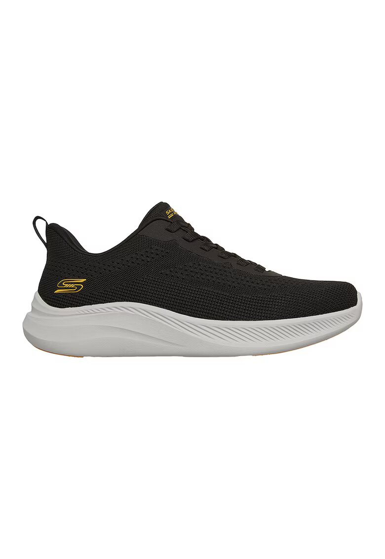 Skechers Спортни обувки BOBS MODA Flex с нисък профил - Черен/Мръснобял