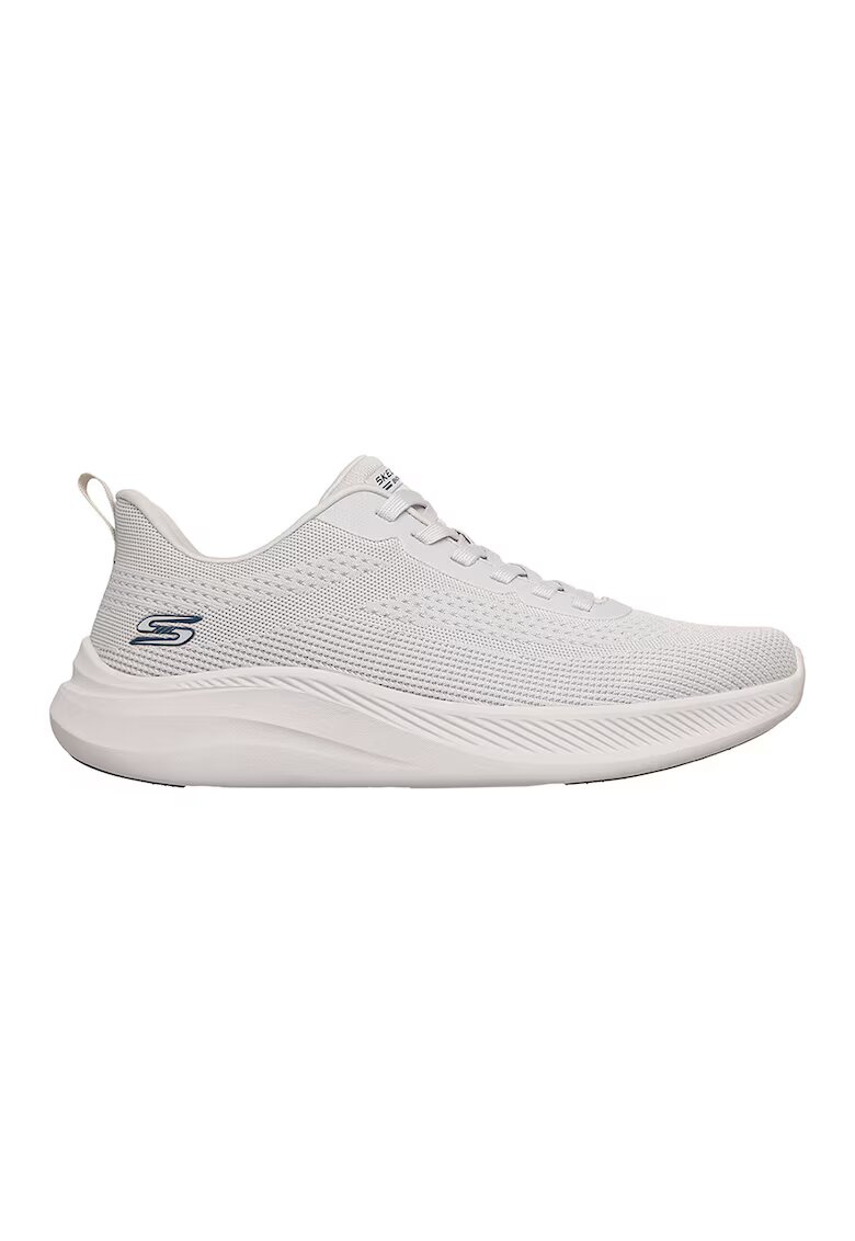 Skechers Спортни обувки BOBS MODA Flex с нисък профил - Светло сив/Тъмносин