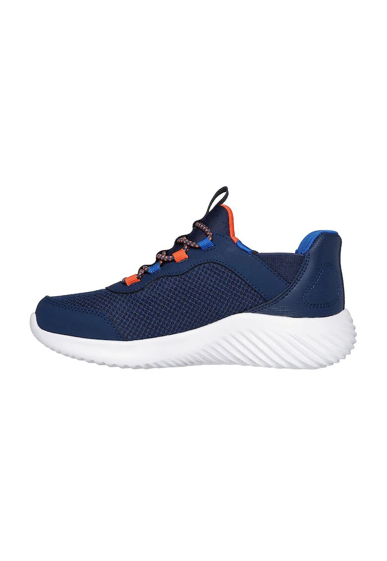 Skechers Спортни обувки Bounder тип Slip-Ins с лого - Черен/Избеляло черно