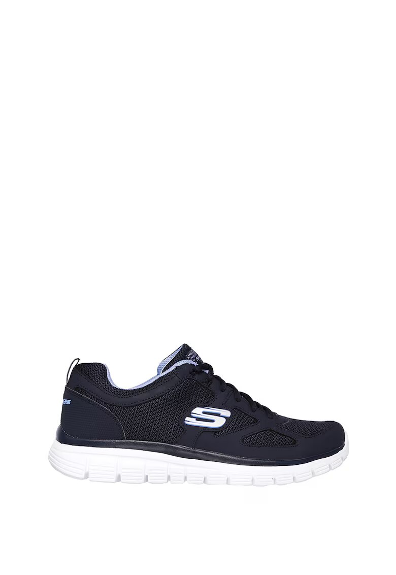 Skechers Спортни обувки Burns Agoura с кожа - Тъмносин