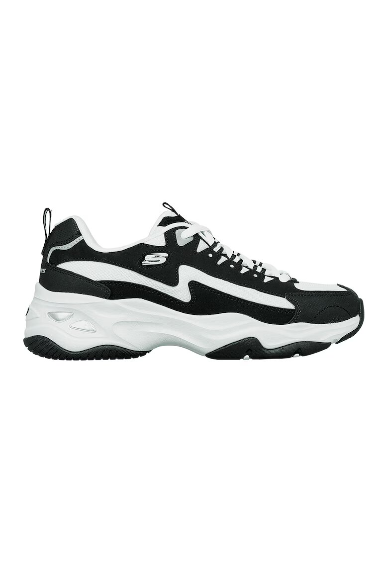 Skechers Спортни обувки D'Lites 4.0-Fancy Spirit с мрежа - - Бял/Черен