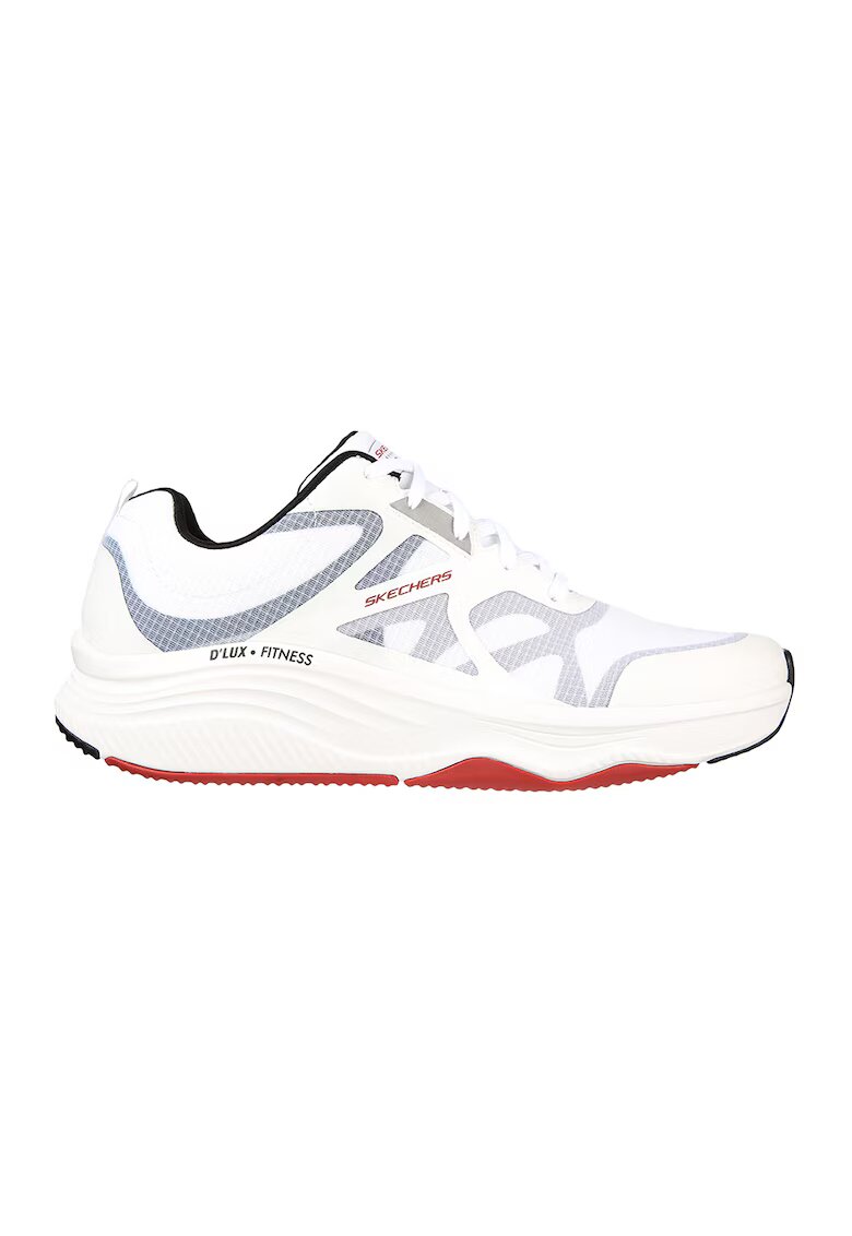 Skechers Спортни обувки D'Lux - Червен/Бял/Черен