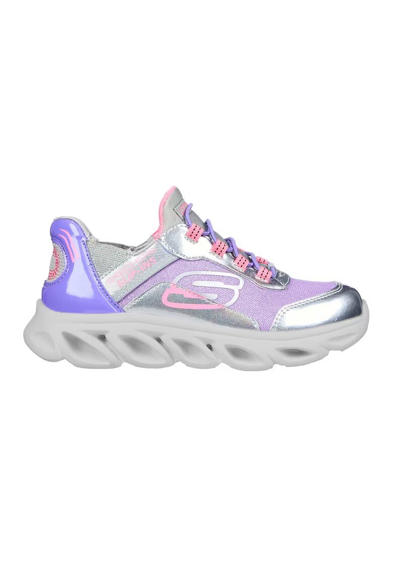Skechers Спортни обувки Flex Glide с омекотени стелки - Лилав/Сребрист