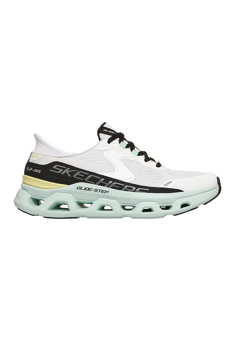 Skechers Спортни обувки Glide-Step Altus Slip-ins™ - Бял/Бледозелен