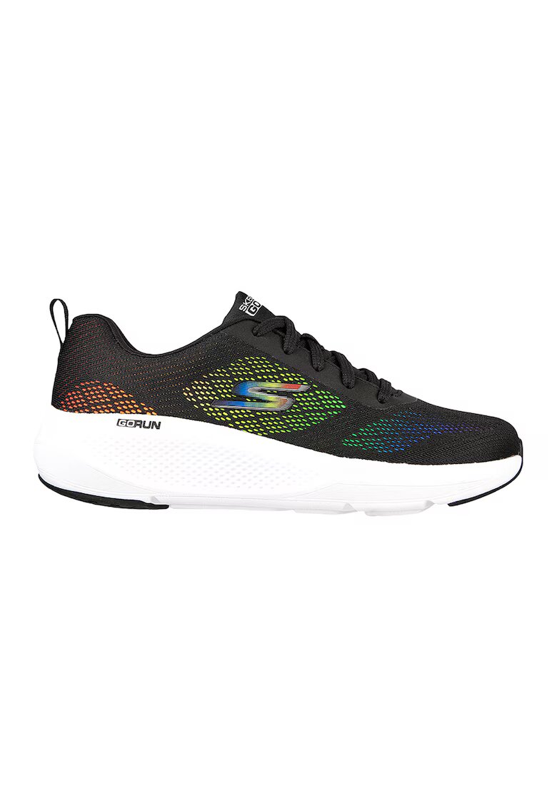Skechers Спортни обувки Go Run Elevate за бягане с лого - Зелен/Черен/Син