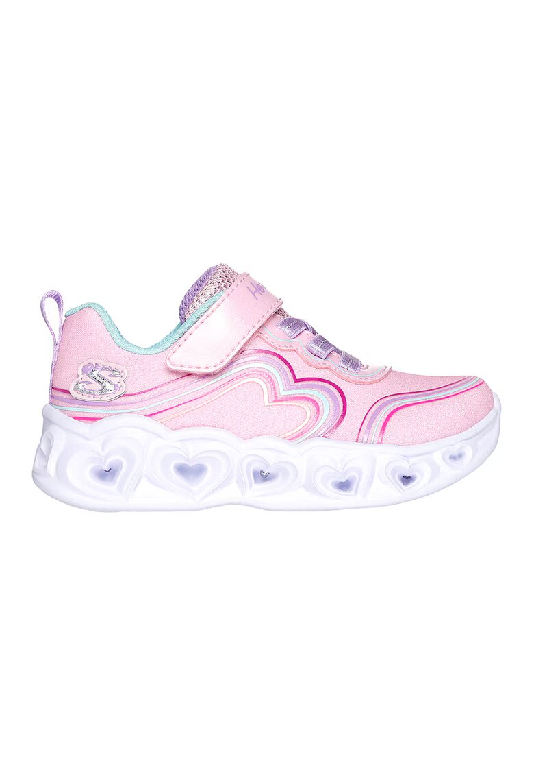 Skechers Спортни обувки Heart Lights - Retro Hearts с велкро - блясък и LED