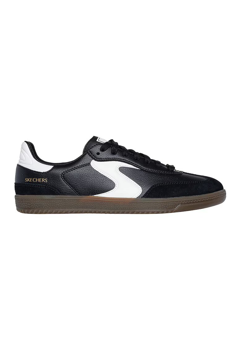 Skechers Спортни обувки Hotshot от кожа и еко кожа - Бял/Черен