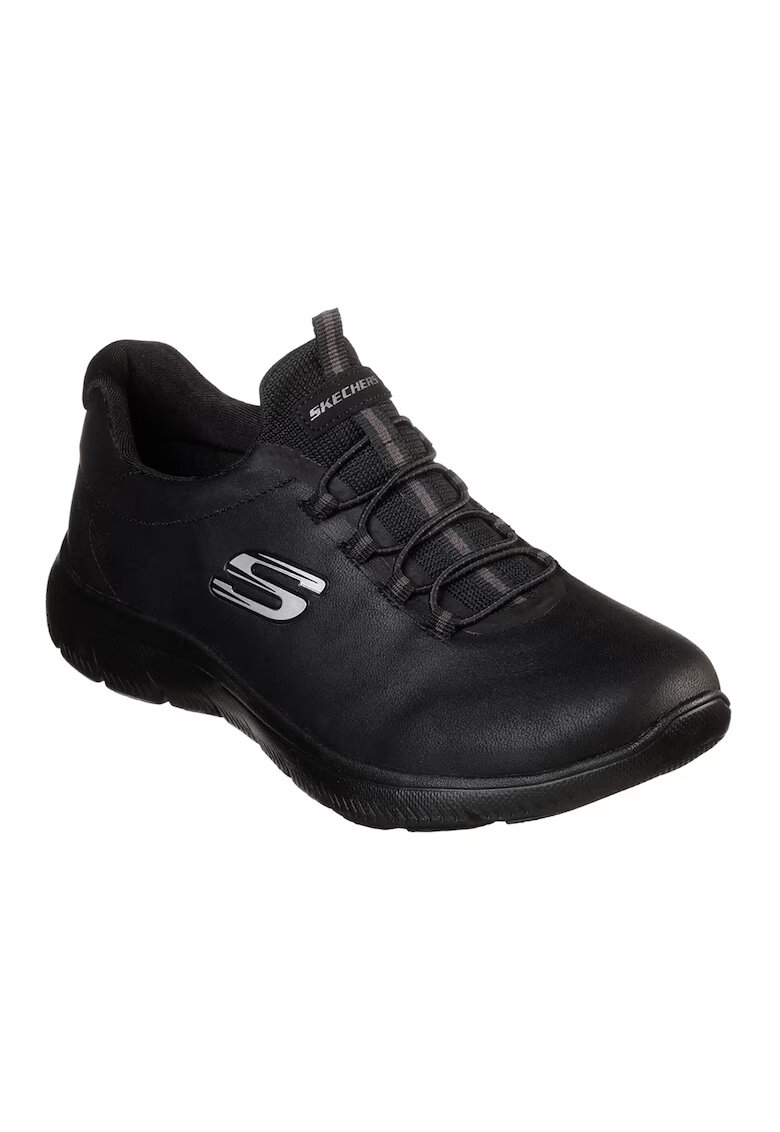 Skechers Спортни обувки ITZ Bazik от еко кожа - без закопчаване