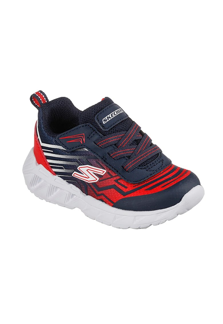 Skechers Спортни обувки Magna Lights с лого - Червен/Тъмносин