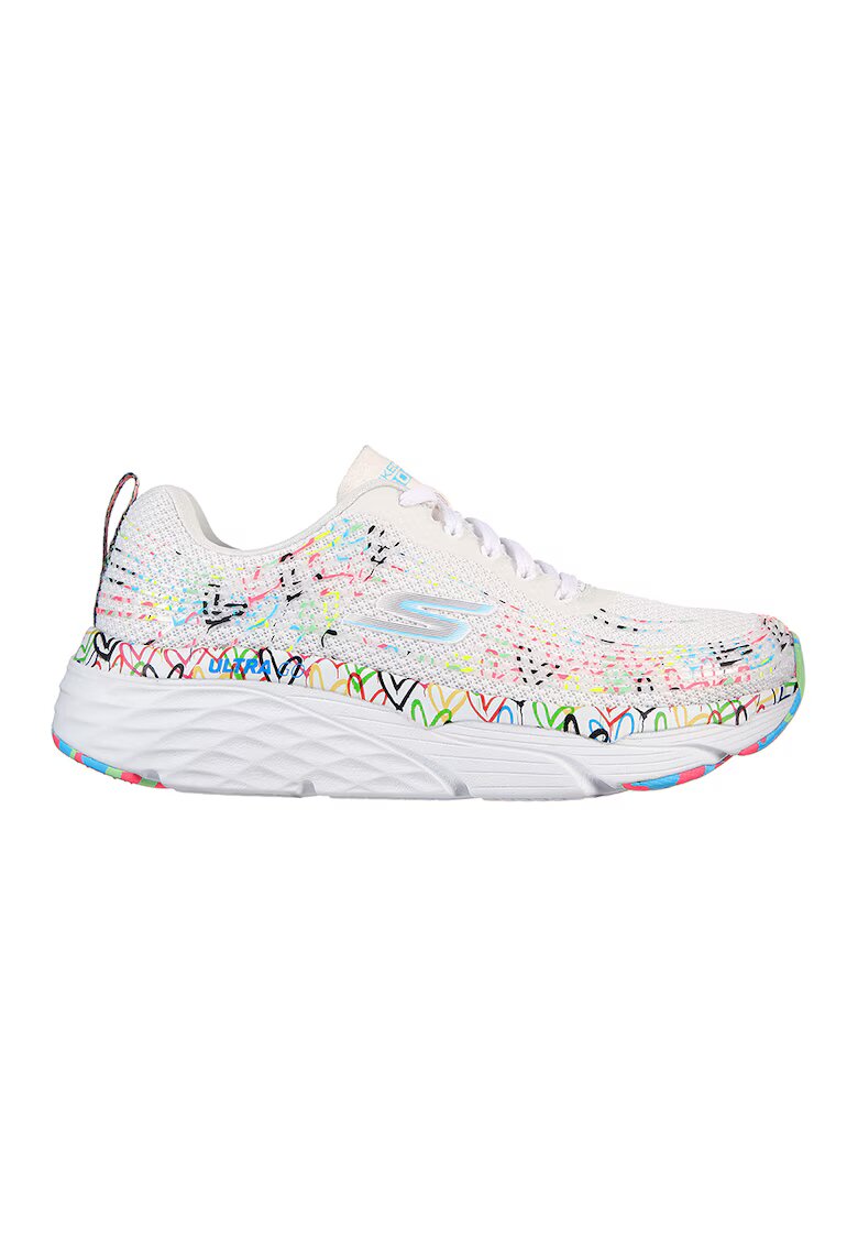Skechers Спортни обувки Max Cushioning Elite за бягане - Бял/Розово/Син